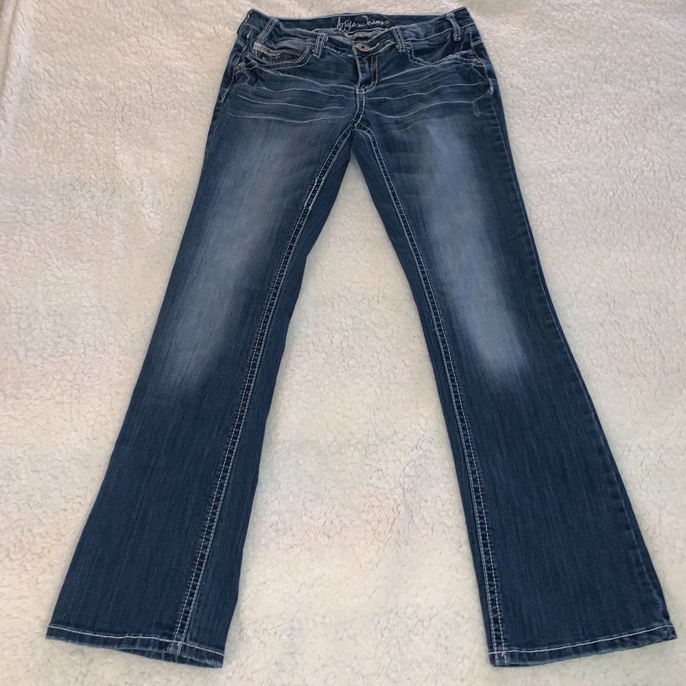 Ariya 7/8 Stretch Thick Stitch Boot Cut